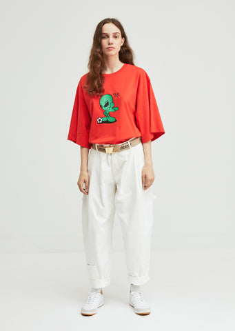 White Carpenter Pant