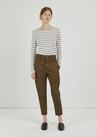 Griff High Waisted Gabardine Pant