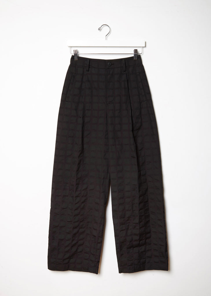 Crumbled Grid Pant