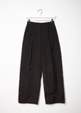 Crumbled Grid Pant