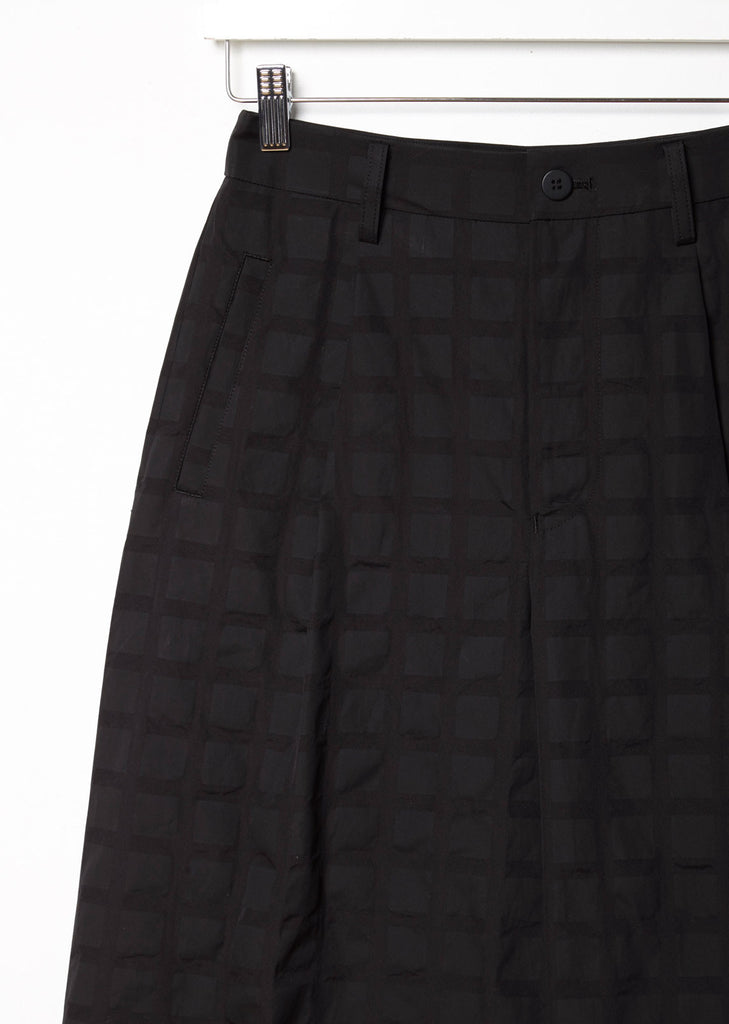 Crumbled Grid Pant