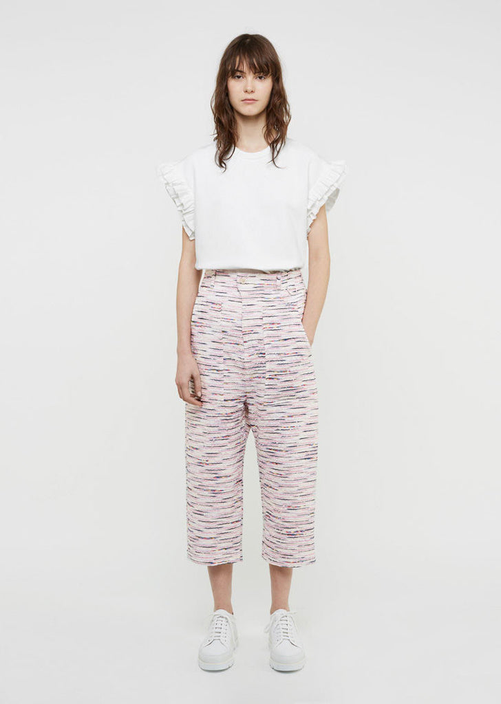 Light Tweed Cotton Pant