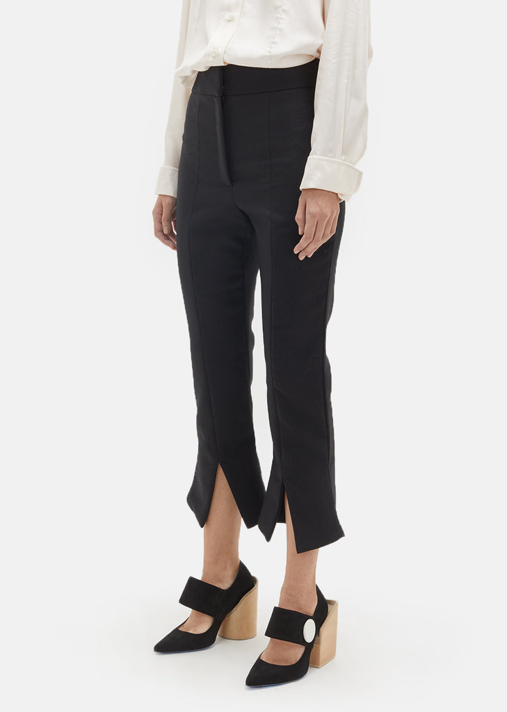 Wool Split Front Trousers