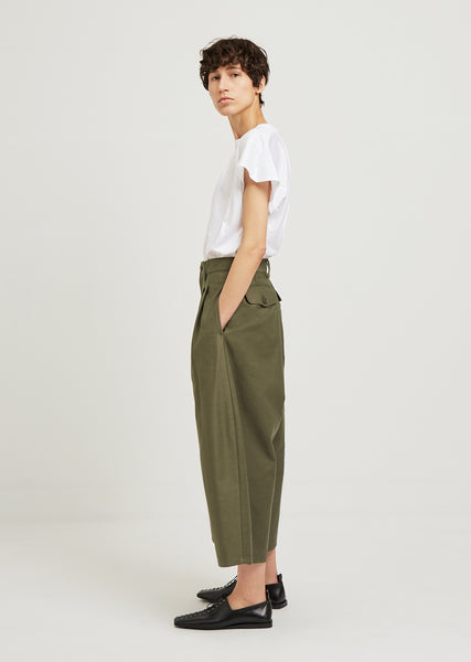 【BAON】Ian Wave Slit Cotton Pants BAON】Ian Wave Slit Cotton Pants パンツ
