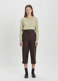 Linen Cropped Trouser