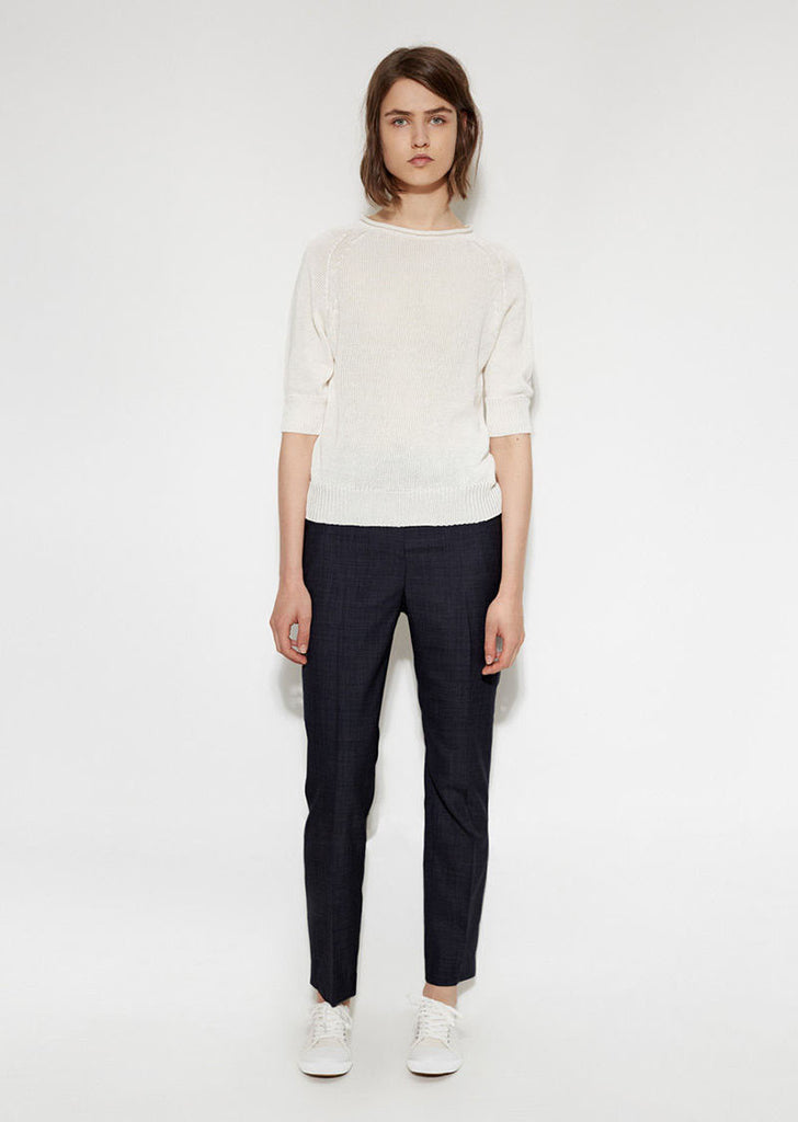 Midi Waist Cropped Pant