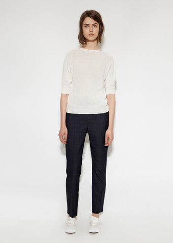 Midi Waist Cropped Pant