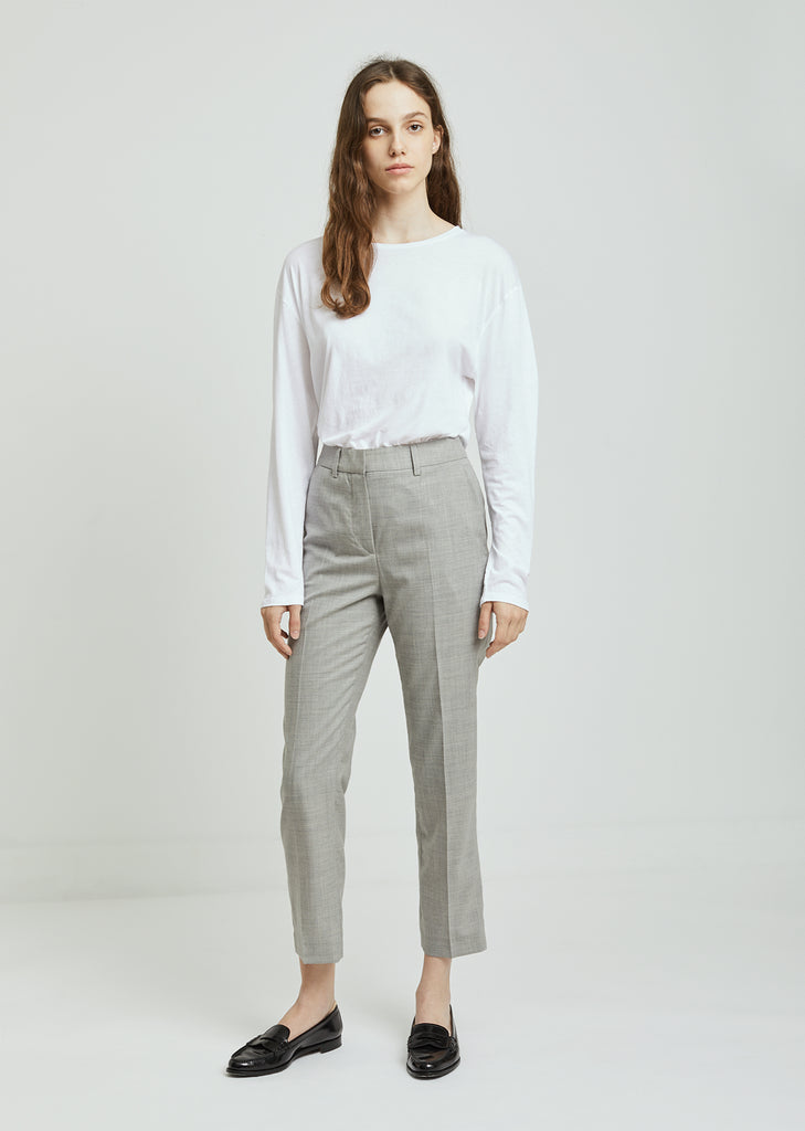 Midi Waist Cropped Pant