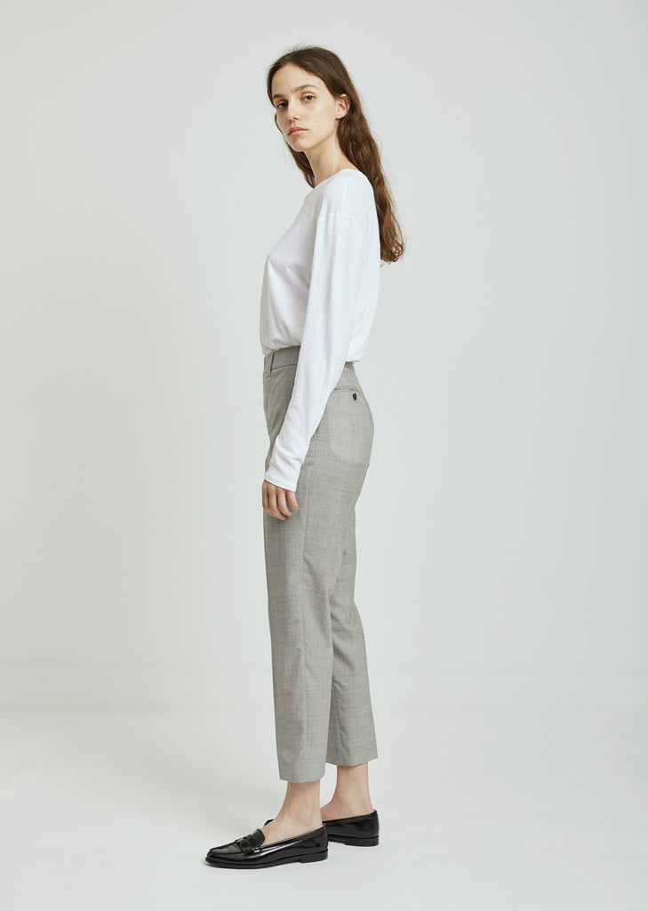 Midi Waist Cropped Pant
