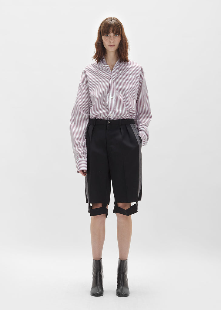 Wool Tricotine Short