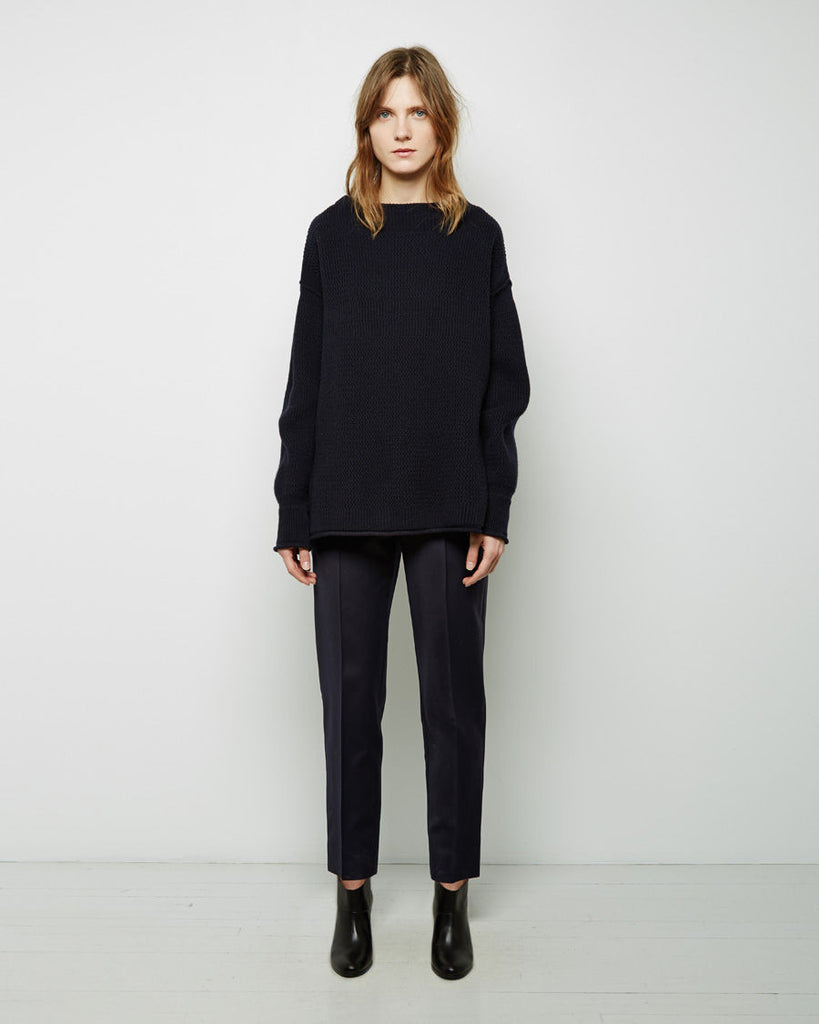 Cropped Wool Trouser