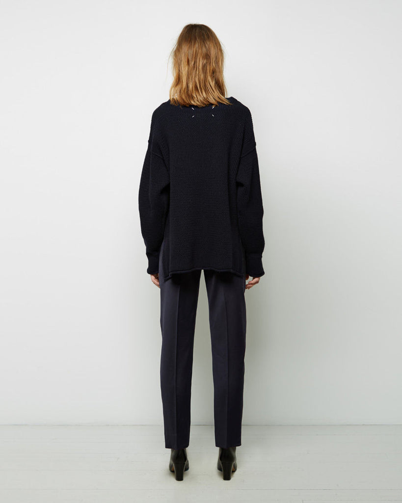 Cropped Wool Trouser