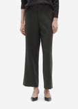 Wool Tricotine Wide Leg Pant