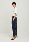 Cotton Satin Garment Dyed Pants