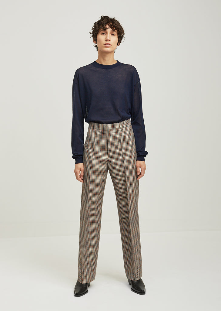 Micro Check Trouser