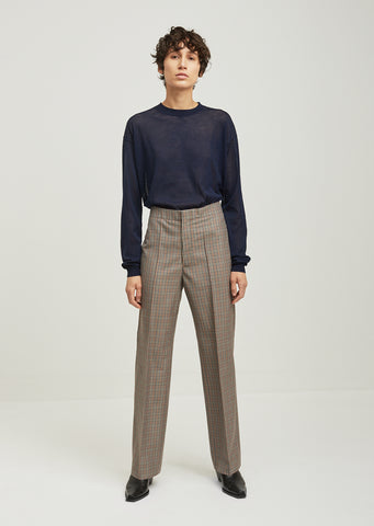 Micro Check Trouser