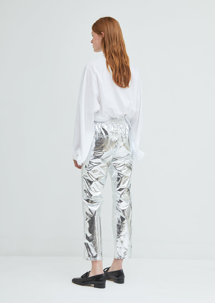 Silver Straight Leg Pants