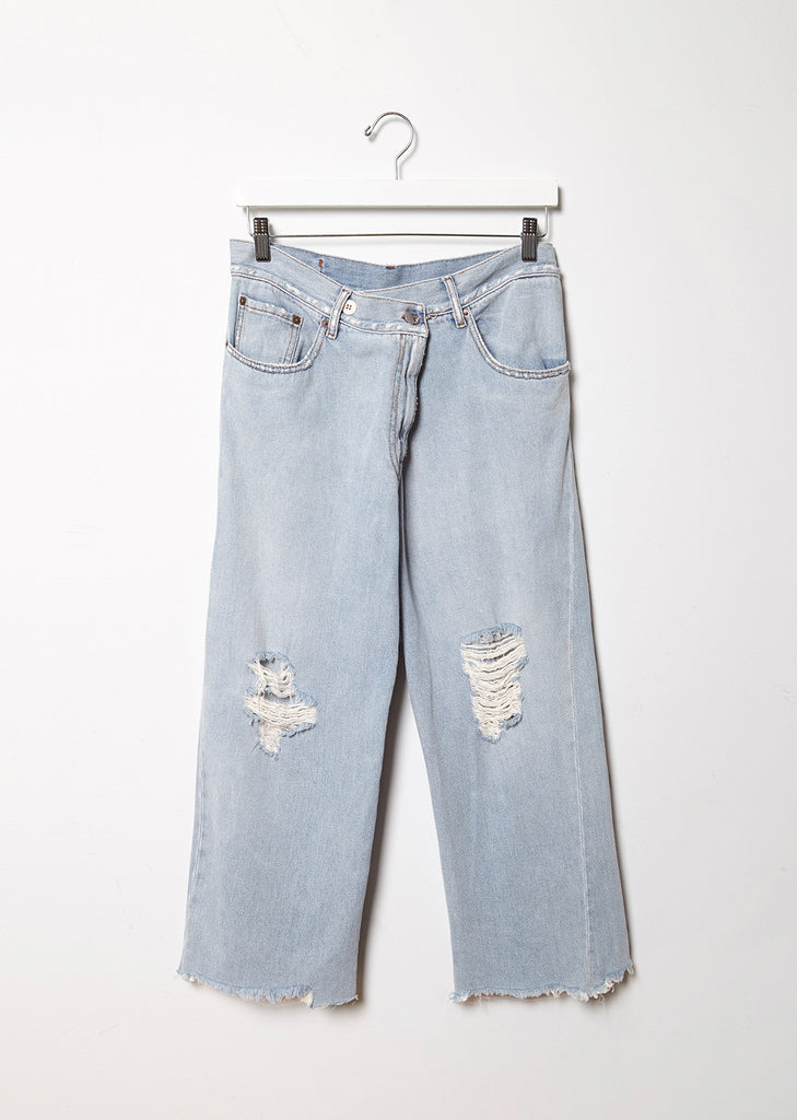 Bleached Destroyed Jeans
