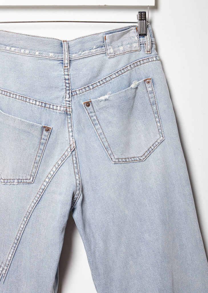 Bleached Destroyed Jeans