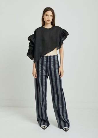 Stripe Boyfriend Trousers