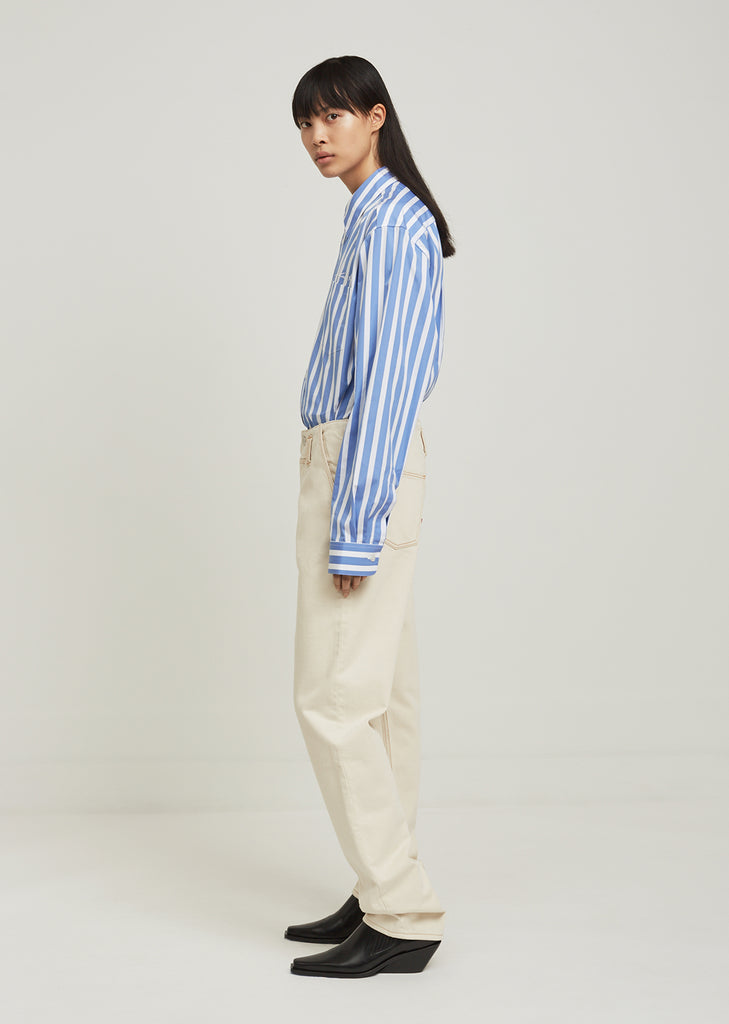 Denim Fly Pocket Jeans