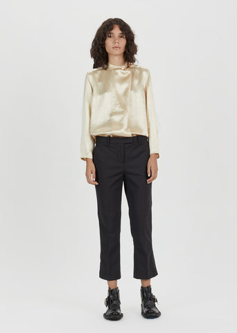 Cropped Kick Flare Pant
