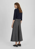 Wool High Waisted Trouser