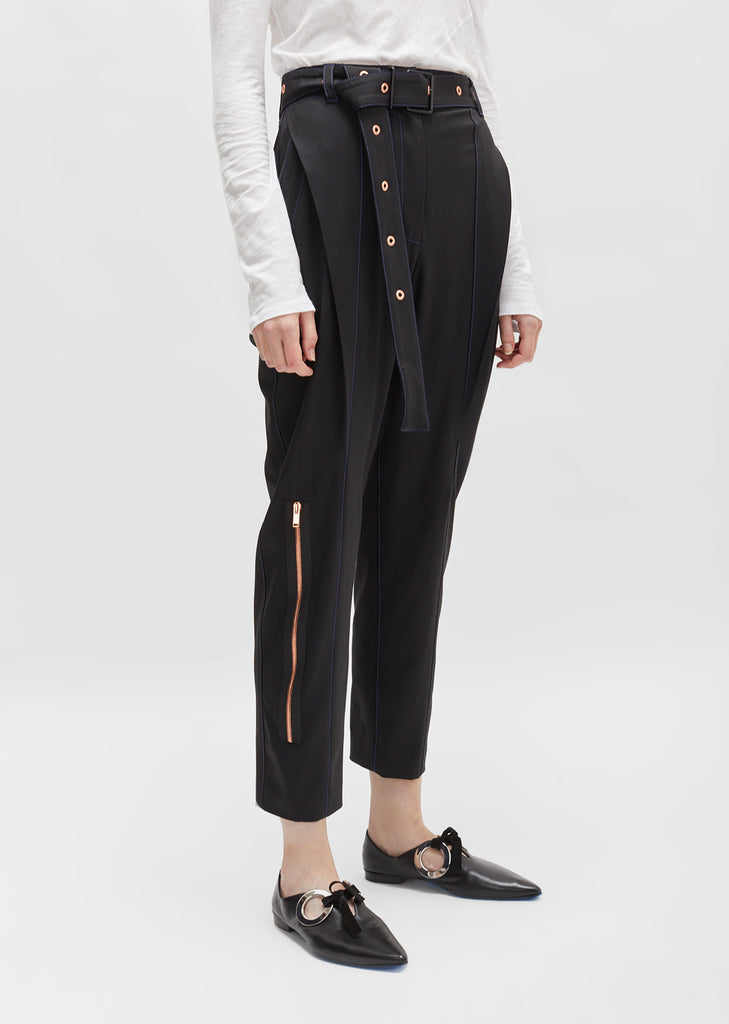 Lightweight Wool Tapered Trouser