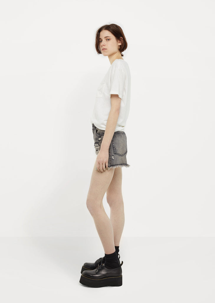 Shredded Slouch Shorts