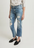 Keaton Distressed Double Back Jean