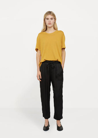 Liquid Satin Drawstring Pant