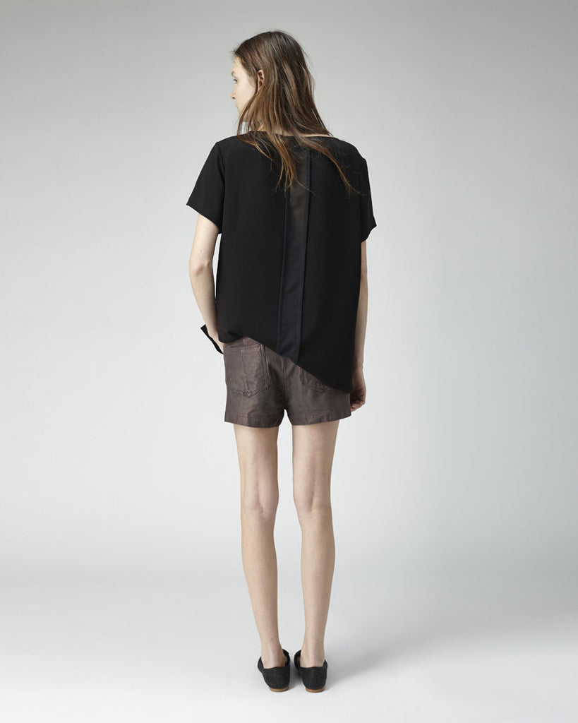 Lakshmi Leather Shorts