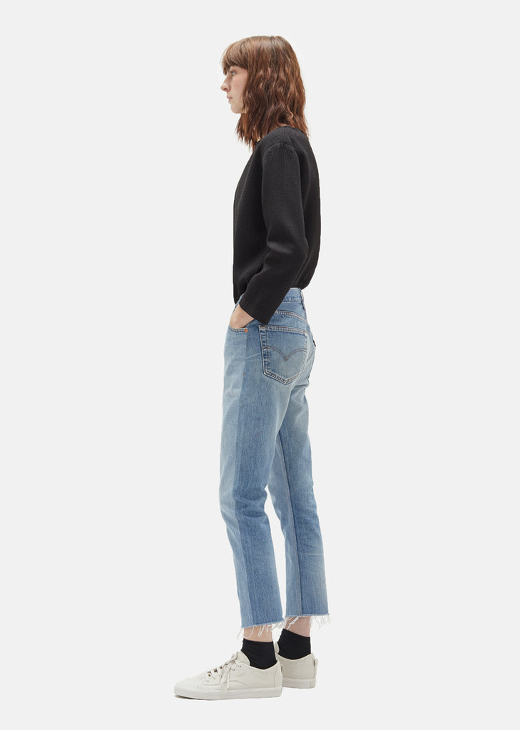 X Levi's Relaxed Crop Two Tone Denim