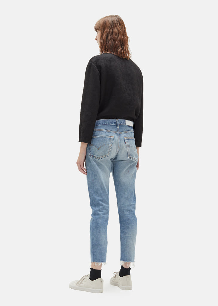 X Levi's Relaxed Crop Two Tone Denim