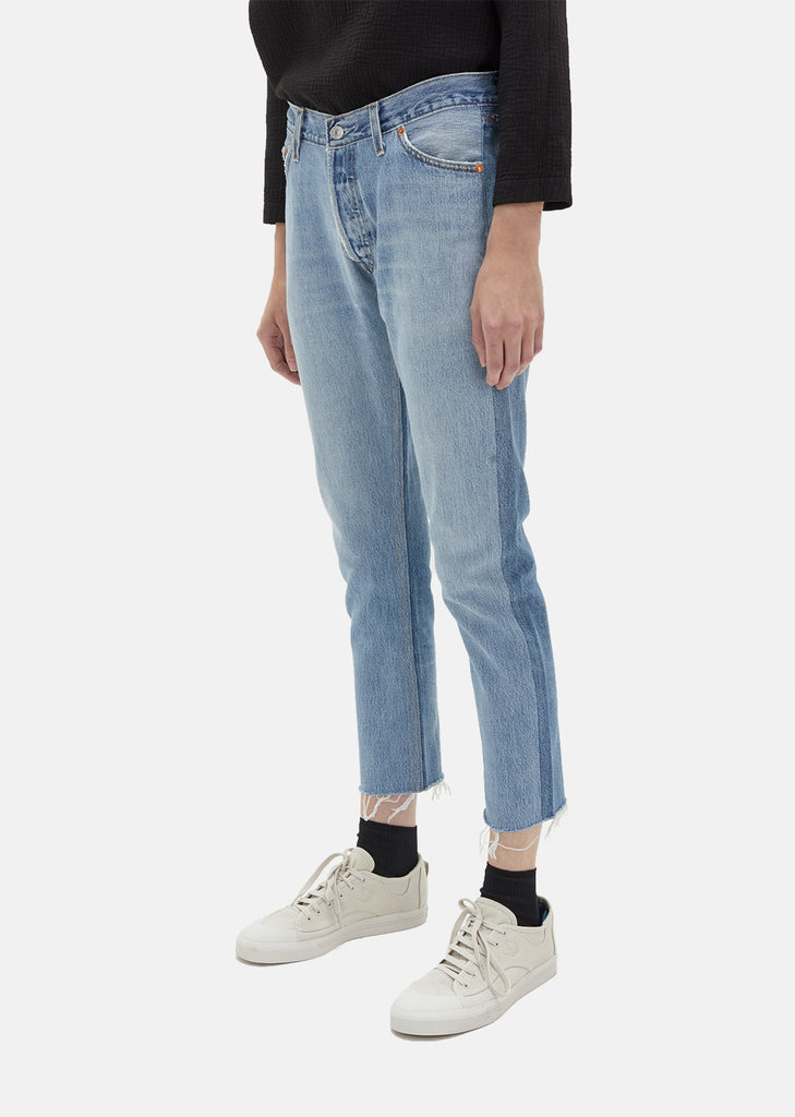 X Levi's Relaxed Crop Two Tone Denim