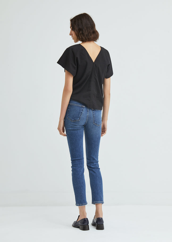 Stretch Ankle Crop Skinny Jeans