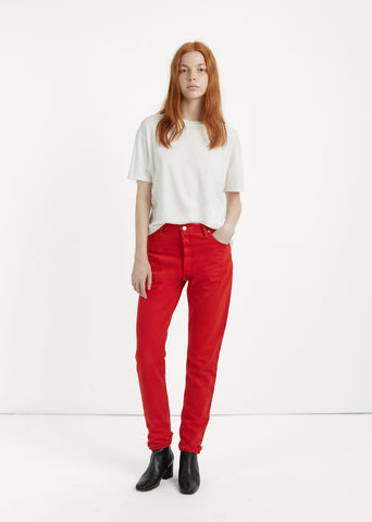 Levi's High Rise Red Jean
