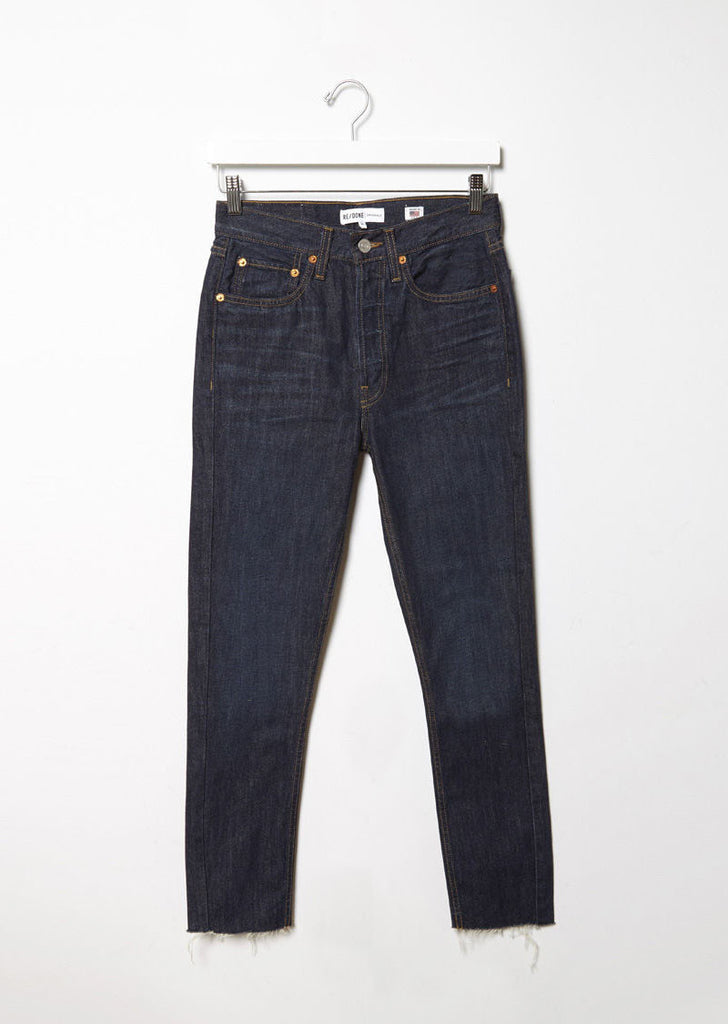 High Rise Ankle Crop Jean