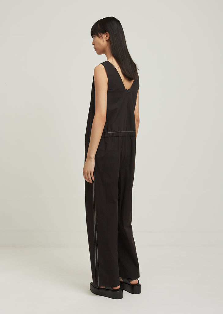Stretch Gabardine Jumpsuit