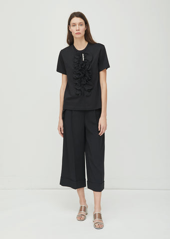 Scallop Frill Wide Trousers