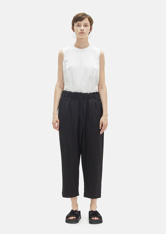 Straight Heavy Jersey Trousers