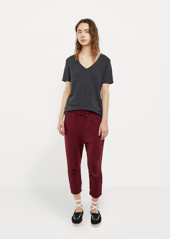 Knee-Cut Sweatpant