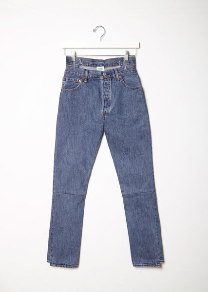 X Levi's High Waist Reworked Jeans by Vetements La Garçonne