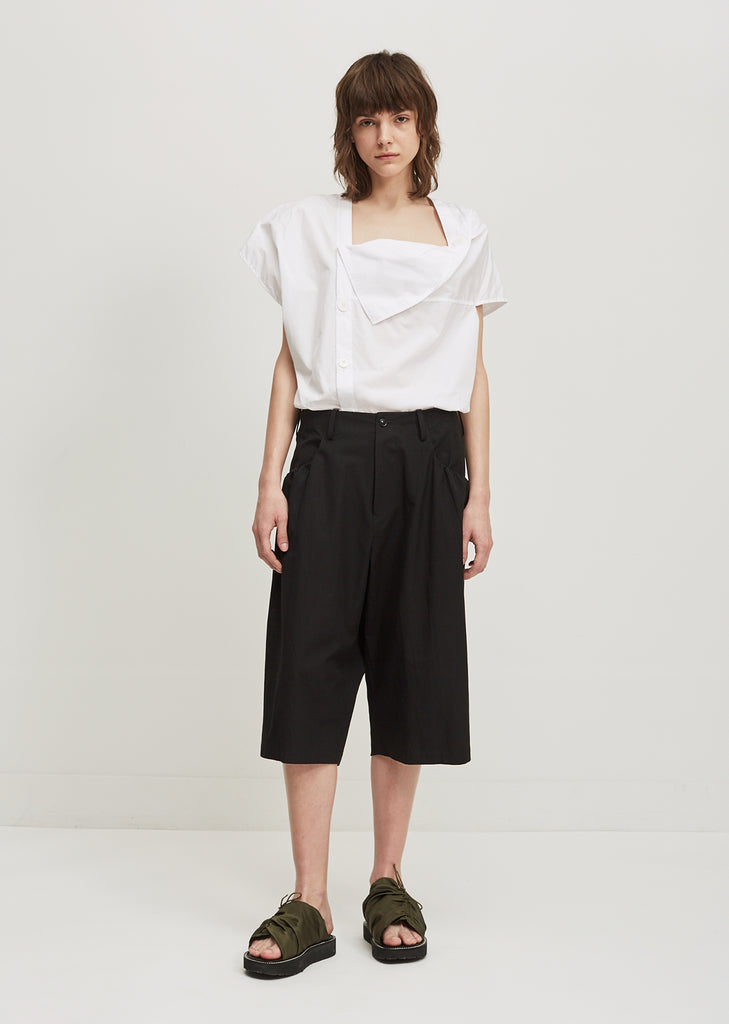 Canvas Gathered Short