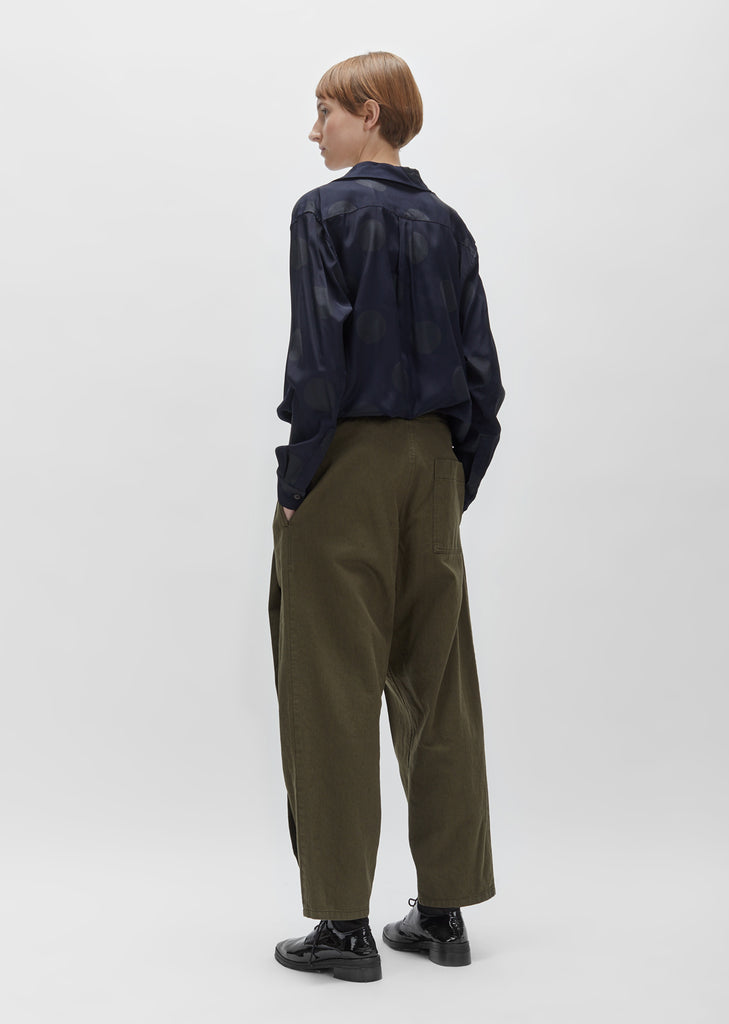 Front Tuck Drawstring Pant