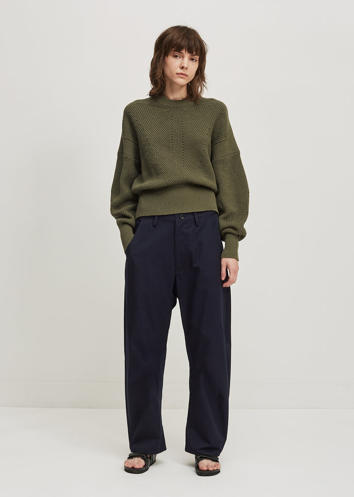 U-Gusset Wide Pants