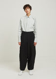Sulfurated Belted Linen Pant