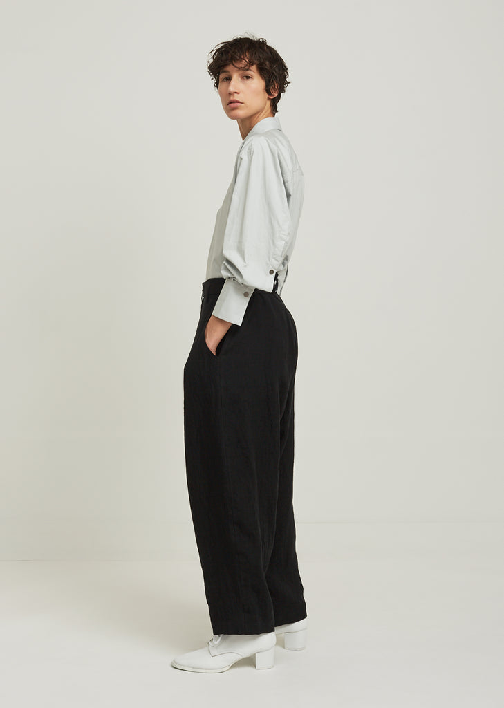 Sulfurated Belted Linen Pant
