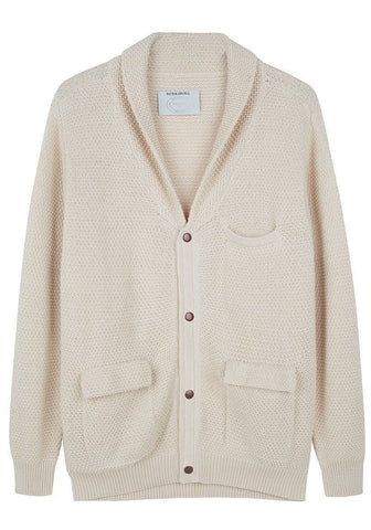 Textured Shawl Cardigan