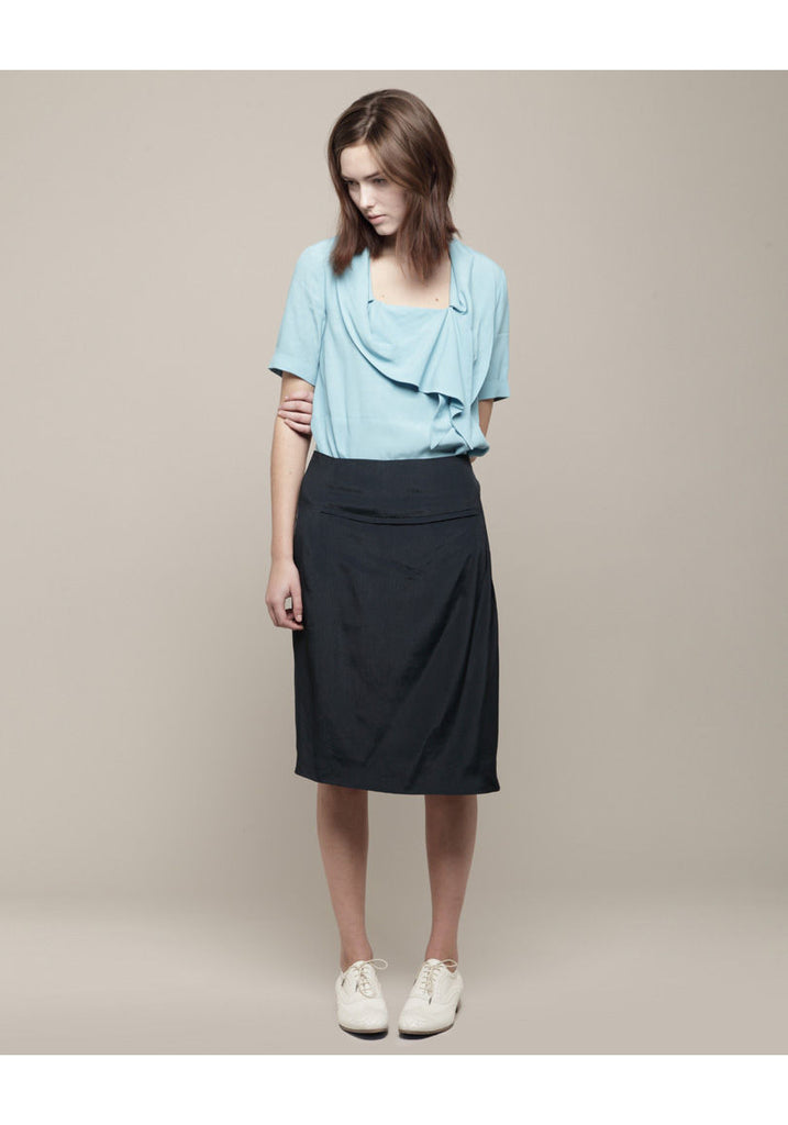 Pleat Detail Skirt